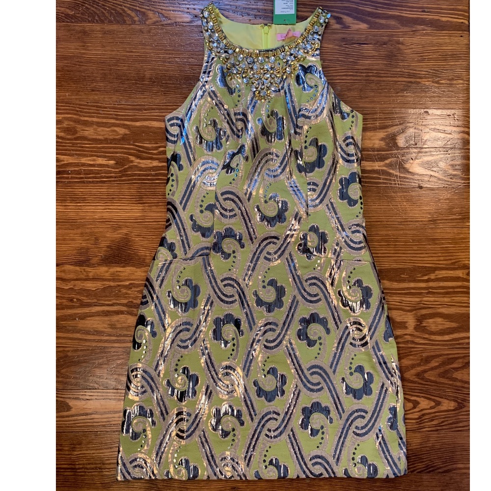 NWT Lilly Pulitzer Kelp Green Pearl Dress
